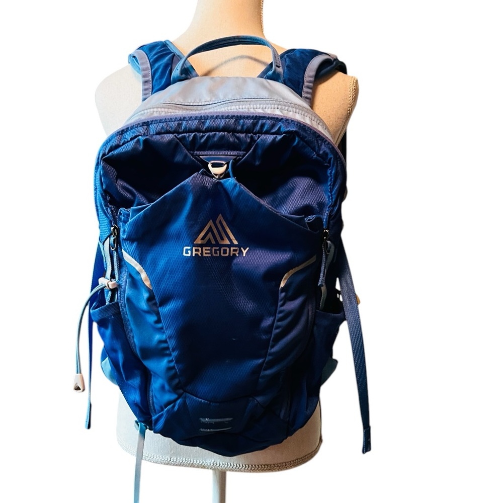 Gregory Blue Backpack with Adjustable Straps and Structured Design